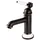 PaulGurkes Nostalgie Wasserhahn Einhandmischer Retro Waschtischbatterie Retro Schwarz Kupfer