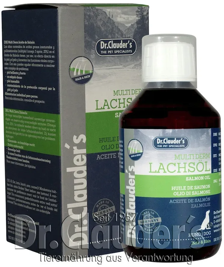 Dr.Clauder's Hair & Skin - Multi Derm Lachsöl 250ml