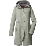 G.I.G.A. DX Damen Regenparka/Regenjacke mit Innenfutter und Kapuze GS 101 WMN PRK, aquaverde, 40, 38999-000