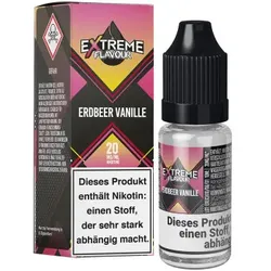 Extreme Flavour Erdbeer Vanille NicSalt Liquid 10ml / 20mg