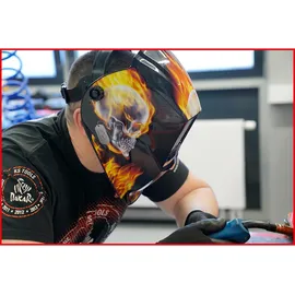 KS Tools Automatik-Schweißer-Schutzhelm Flame Design - 310.0155