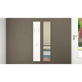 borchardt Möbel Wandspiegel BORCHARDT MÖBEL "Vaasa", weiß (weiß matt), B:24cm H:140cm T:2cm, Spanplatte, Spiegel, Wandspiegel, Breite 24 cm