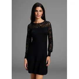 MELROSE Strickkleid Mini Schwarz 44