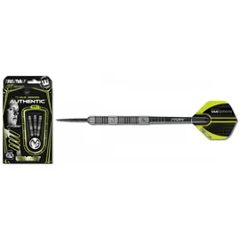 WINMAU Michael Van Gerwen MvG Authentic 24g Profi Wolfram Steeltip Dartpfeile Set mit Flights und Schäfte