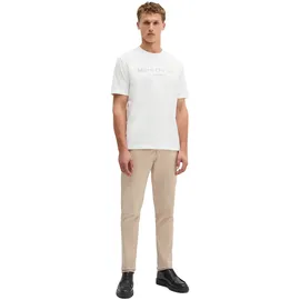 Marc O'Polo T-Shirt klassisches Logo-T-Shirt weiß L