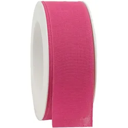 Baumwollband biologisch abbaubar 40mm/20Meter Spring Pink