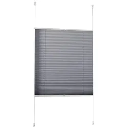 Plissee »Klemmfix-Plissee«, Lichtschutz, ohne Bohren, verspannt, 66488726-1 grau