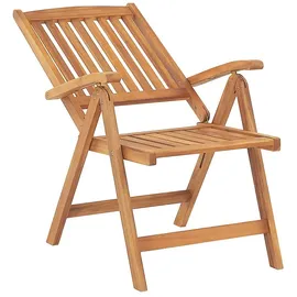 Beliani Gartenstuhl 54 x 54 x 105 cm blau 2 St.