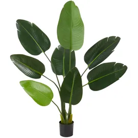 Tectake Künstlicher Paradiesvogelbaum Tropic, naturgetreu - 120 cm,