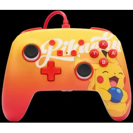 PowerA 1522784-01 Gaming-Controller Orange, Rot USB Gamepad, Analog Nintendo Switch - Oran Berry Pikachu, (Nintendo), Gaming Controller für Neu OVP