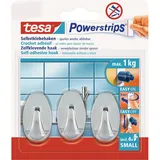 Tesa Garderobenhaken Small Oval Chrom