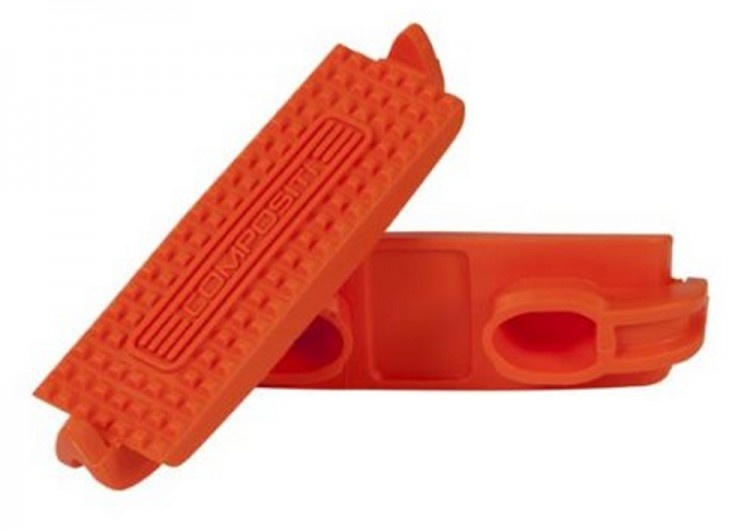 Pfiff Compositi Steigbügeleinlage Farbe orange Warmblut (12,5cm) 101483-15-Full