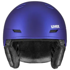 Uvex Wanted - robuster Skihelm für Damen und Herren - individuelle Größenanpassung - Nackenwärmer - Purple bash matt - 58-62 cm