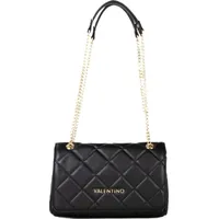 Valentino Ocarina Umhängetasche Kunstleder Black/Gold