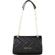 Valentino Ocarina Umhängetasche Kunstleder Black/Gold
