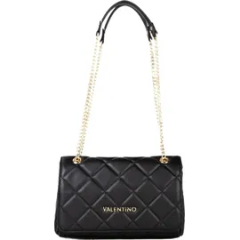 Valentino Ocarina Umhängetasche Kunstleder Black/Gold