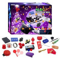 SUPYINI Adventskalender 2022 Zauberrequisiten 24 Tage Weihnachtliches Magisches Kit Weihnachts-Countdown-Kalender für Mädchen, Jungen, Kinder, Spielzeug & Geschenke(#1)