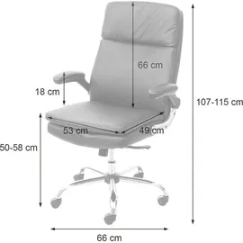 Mendler HWC-F83 Kunstleder Schwarz