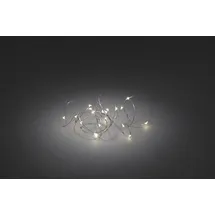 Konstsmide LED Lichterkette Micro 4 m warmweiß Silberdraht