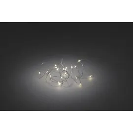 Konstsmide LED Lichterkette Micro 4 m warmweiß Silberdraht