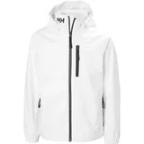 HELLY HANSEN Junior Unisex Jr Crew Hooded Jacket, Weiß, 134