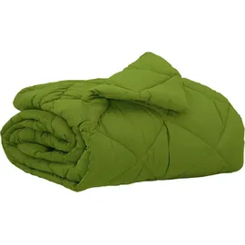 vidaXL Sommerdecke Grün 220 x 135 cm Mikrofaser