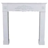 Kaminkonsole Kaminsims Weiss Dekokamin Kamin Attrappe Kaminumrandung Wandkonsole