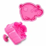 stadter Städter Schwein 6 cm Pink / Purple