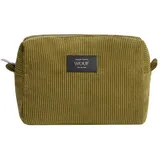 Wouf Corduroy Kosmetiktasche 21 cm olive