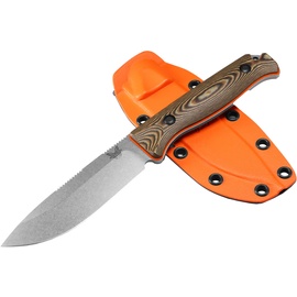 Benchmade - Saddle Mountain 15002 Jagdmesser mit orangefarbenem G10-Griff (15002-1)