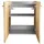 Fackelmann Waschbeckenunterschrank 2 Türen 52 x 60 x 24,3 cm Braun