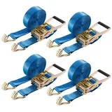 Arebos Spanngurte zweiteilig mit Haken 8 m