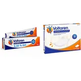 Haleon Voltaren Schmerzgel forte 180g + Voltaren Schmerzpflaster 5Stück