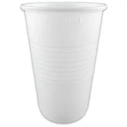 3000 Trinkbecher 0,2l/200ml mit Eichstrich 70,3mm PP weiß recycelbar
