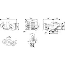 Grundfos MAGNA3 D 32-120F, 220mm, DN 32, PN 6/10, 230 V