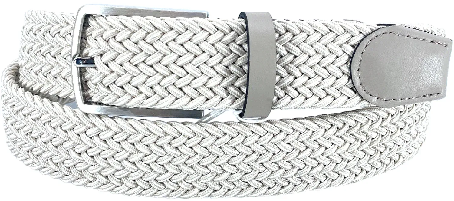 FENIX Gürtel Braided Two Tone, beige/weiss