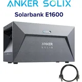 ANKER SOLIX Solarbank E1600 Gen2 mit integr. 0W Schalter &integr. Heizung 1600Wh