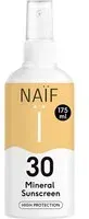 NAÏF® Spray minéral de protection solaire SPF 30 175 ml