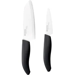 KYOCERA Geschenk-Set mit 2 Keramik-Messern Serie GEN Santokumesser + Schälmesser