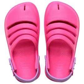 havaianas HAV. Kids Clog Flip-Flops, Unisex, Kinder, Pink Flux Prisma Purple, 33 EU