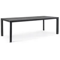 BIZZOTTO Tisch Mason aus Aluminium, 220x100 cm,