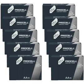 Duracell Procell Constant Alkaline LR6 Mignon AA Batterie MN 1500 1,5V 100 Stk. (Box)