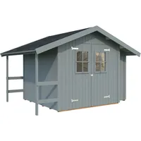 Palmako Gerätehaus Marcus 6,5 m2 - 16 mm hellgrau