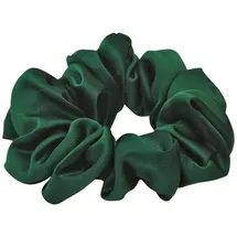 Lenoites Mulberry Silk Scrunchie Green