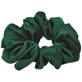 Lenoites Mulberry Silk Scrunchie Green