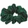 Lenoites Mulberry Silk Scrunchie Green