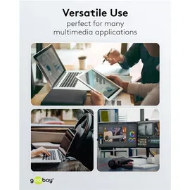 goobay Lightning auf USB-A Supersoftes Textilkabel mit Metallsteckern, 0,5 m 74485