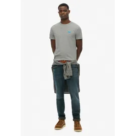 Superdry ESSENTIAL LOGO EMB TEE grau/blau XXL