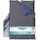 Setex Wendebettwäsche Feinbiber Blau/Grau 135 x 200 cm + 80 x 80 cm
