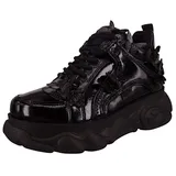 Buffalo Damen Low Sneaker C. Butterflies Schwarz Synthetik 40 - 40 EU